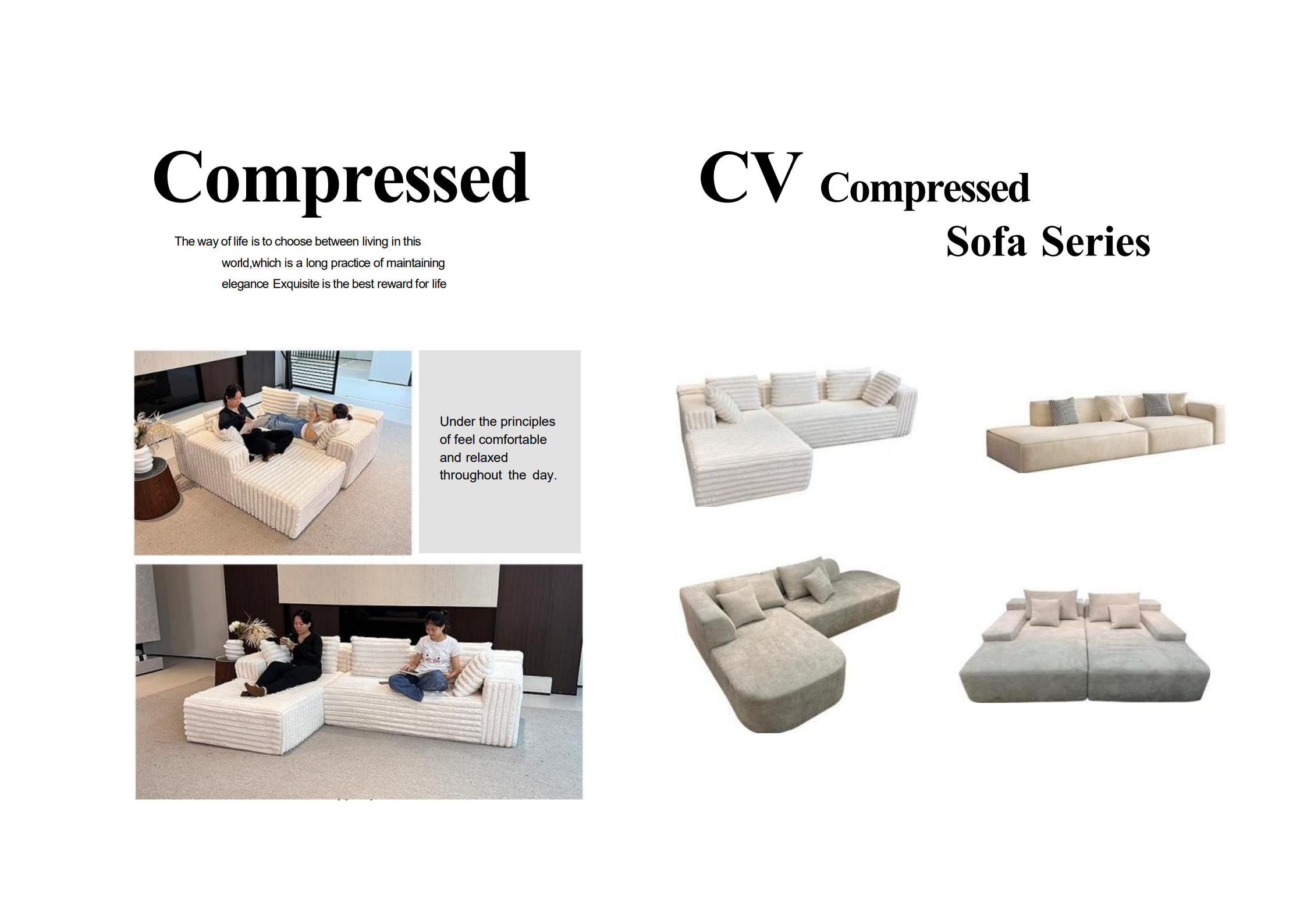 Explore CV Castle: Leading Compressed Sofa Factory