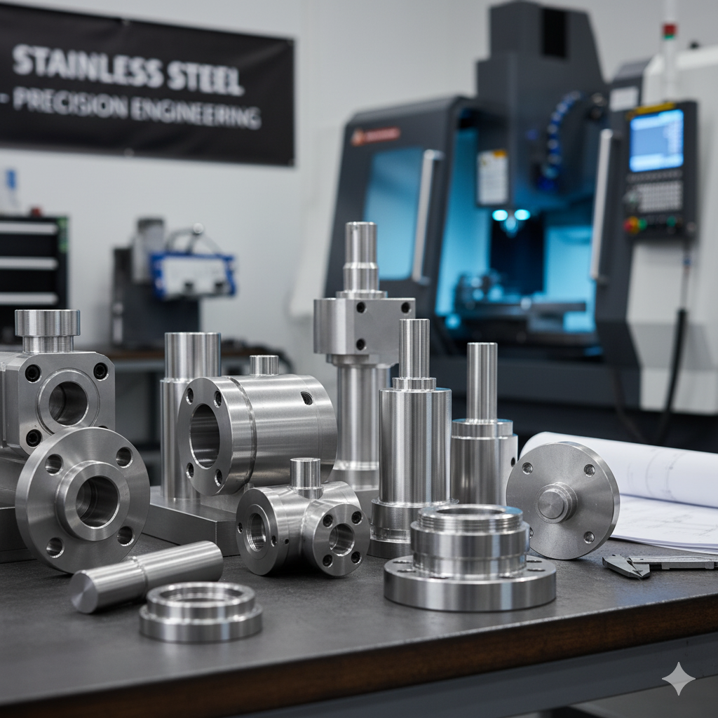 CNC stainless steel machining