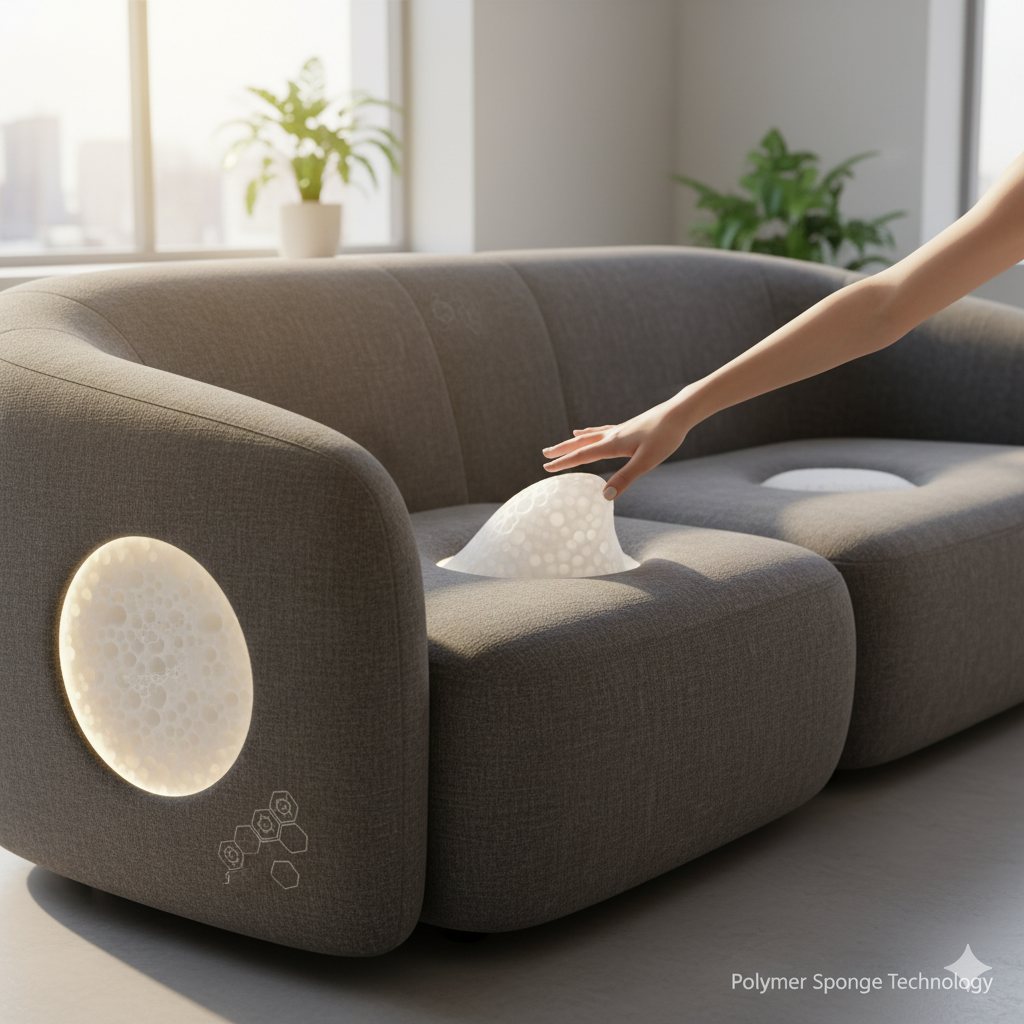 High-Elastic Polymer Sponge Sofas: Durable Comfort with Compression Efficiency