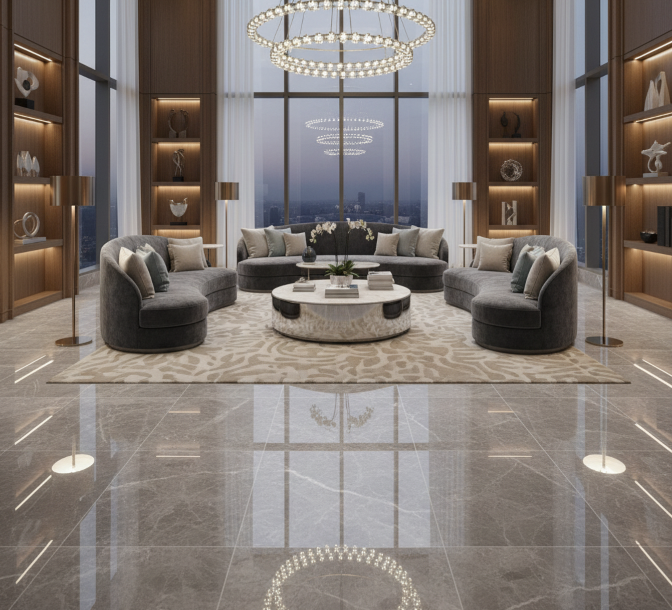 奢华与经久耐用的完美结合：大理石地板砖如何塑造现代室内设计