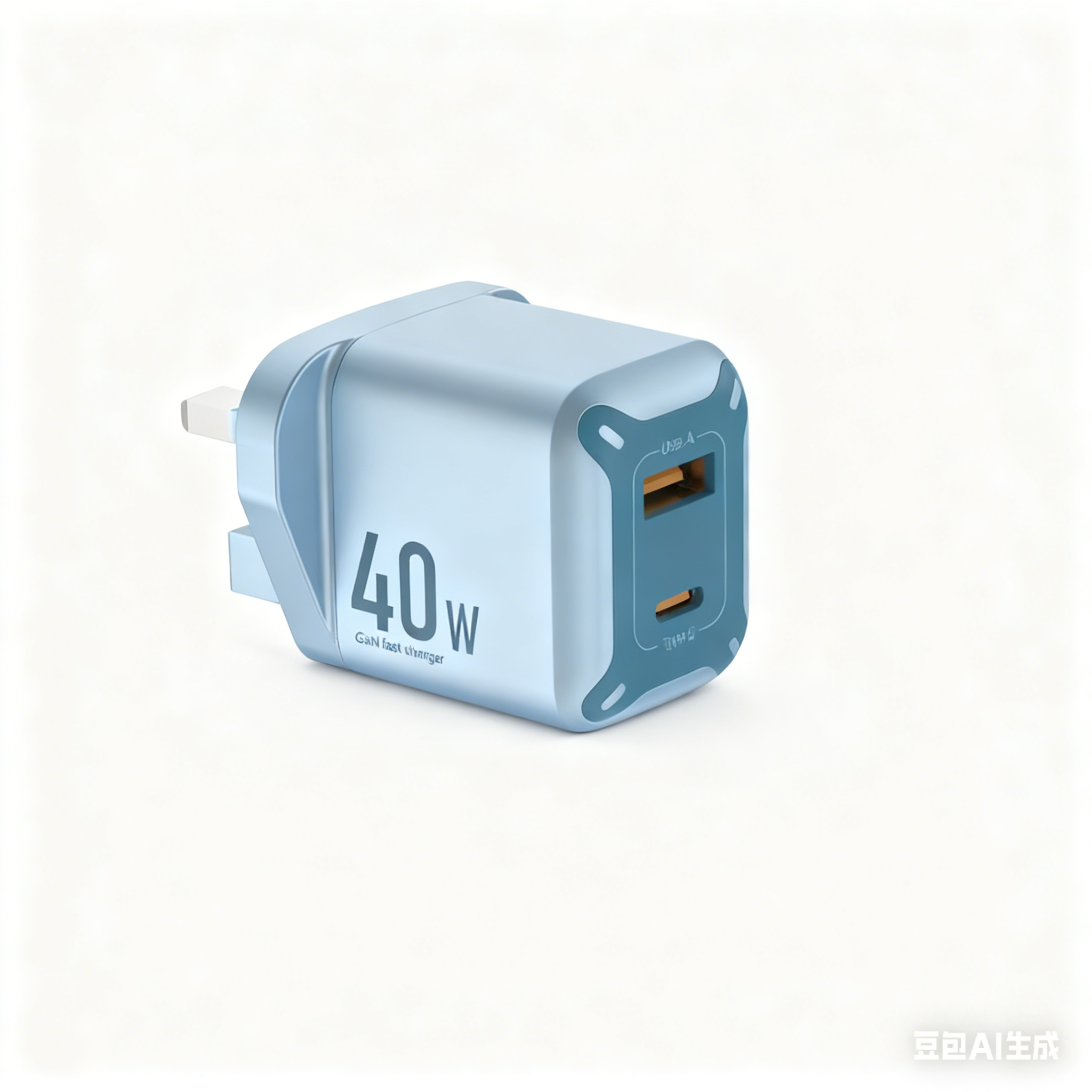 双端口 USB-C 充电器