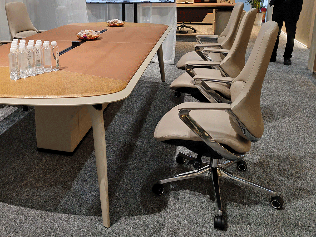 Elevate Workspaces with Luxurious Leather Chairs