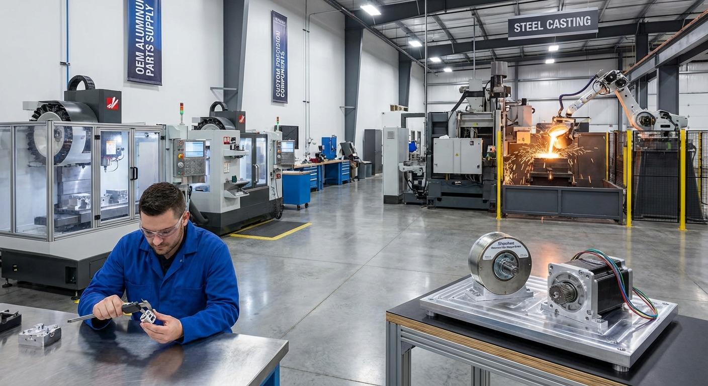 OEM aluminum parts supplier, precision steel casting factory , custom precision components supplier, industrial OEM machining company