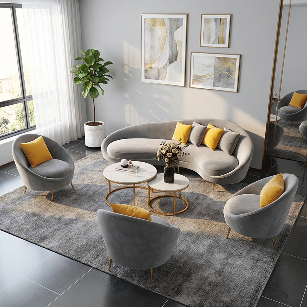 офисный модный диван