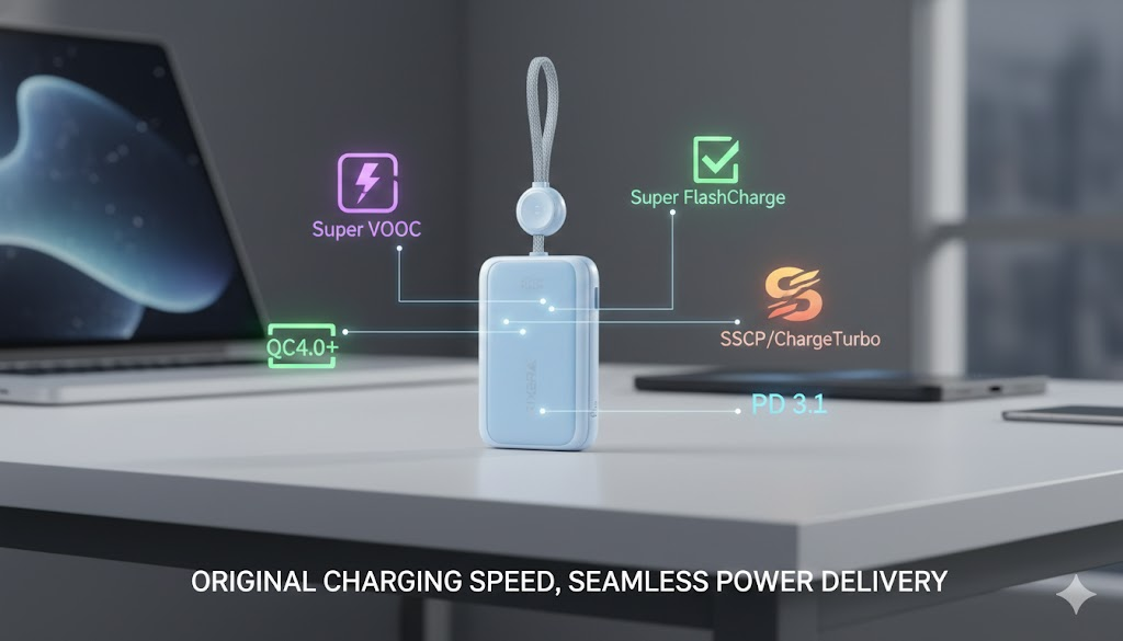 compatiable with all protocols power bank