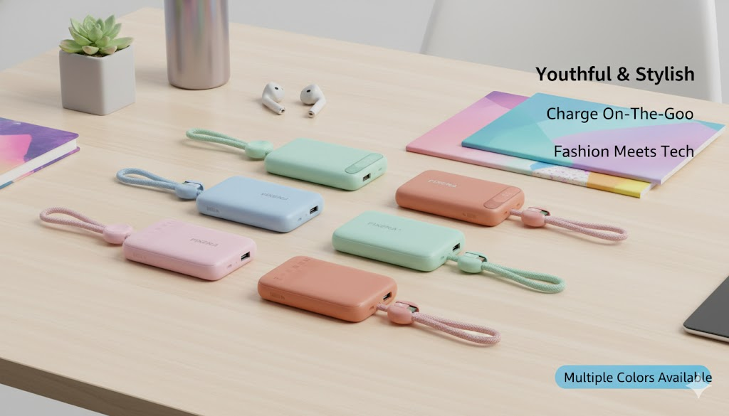 FIXERA different colors power bank