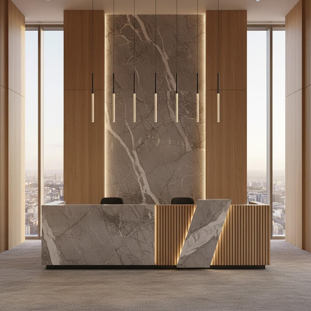 reception desk design