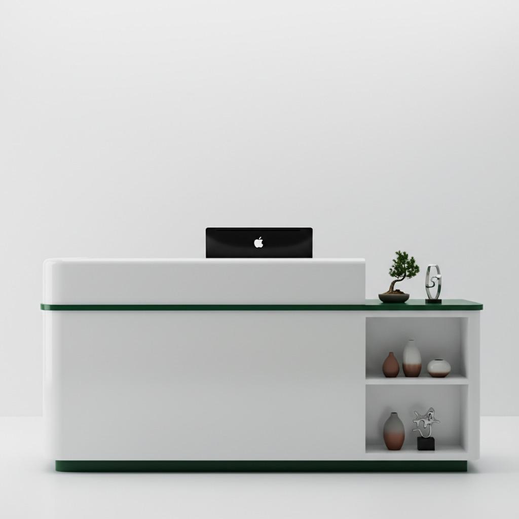 modern reception desk