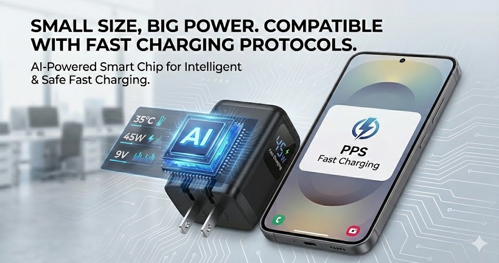GAN CHARGER,45W FAST CHARGER