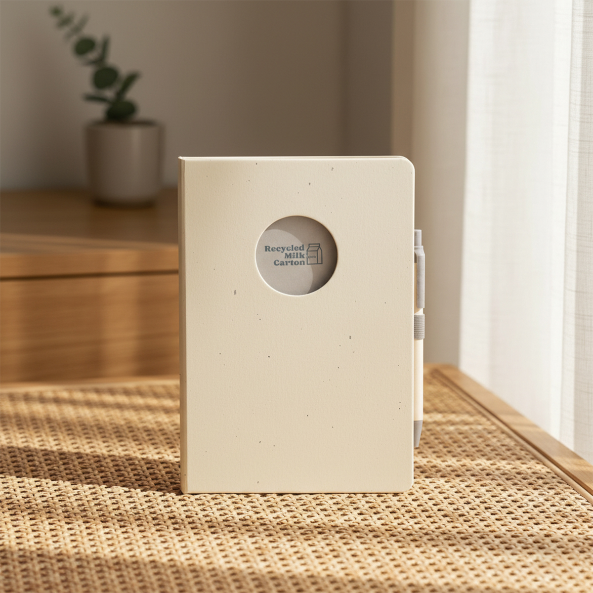 Milk carton paper notebook