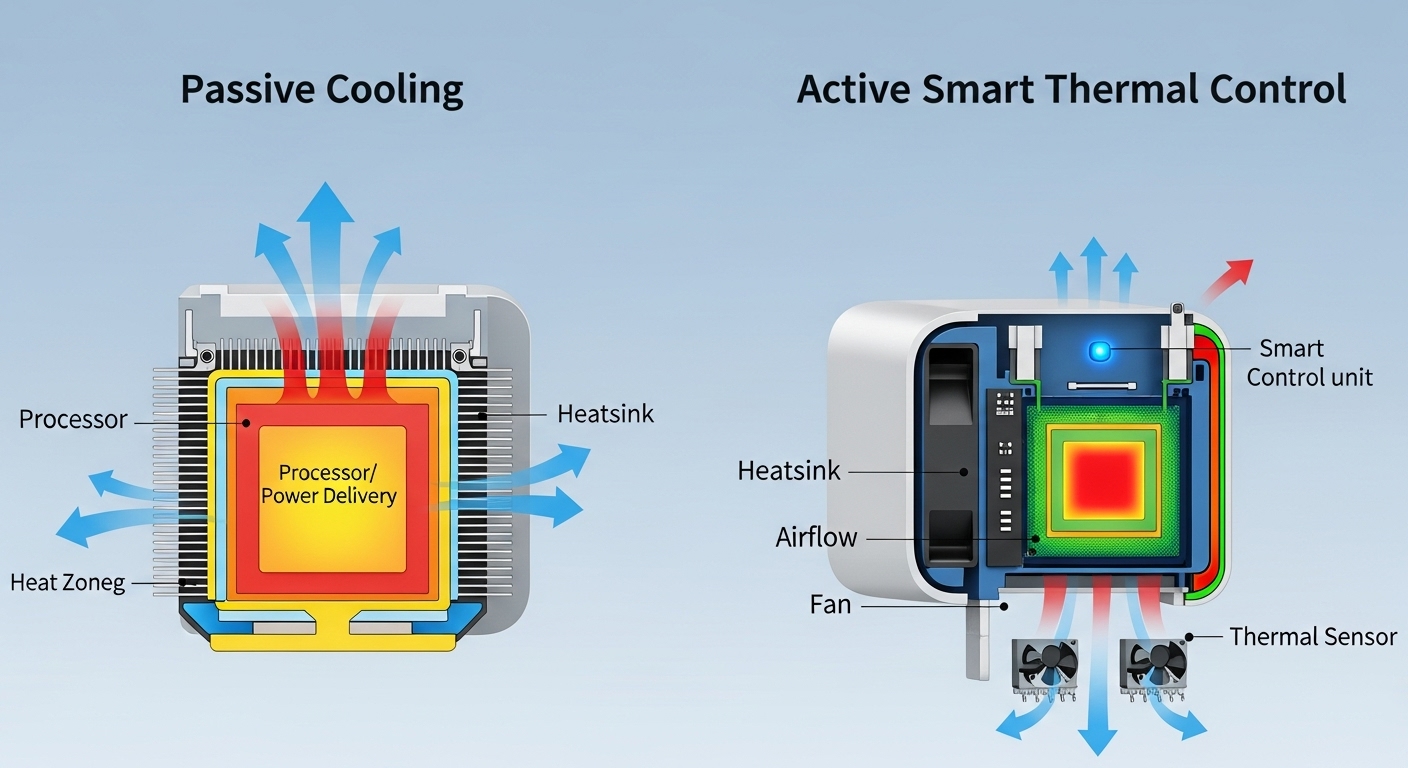 fast charger heat management