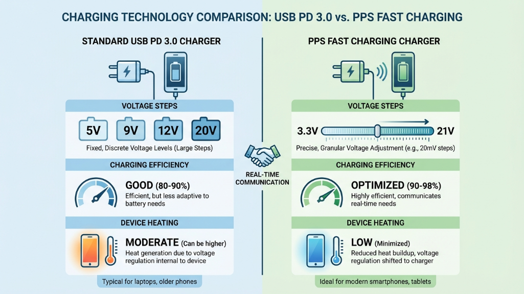 USB PD 3.0 charger and PPS fast charging charger