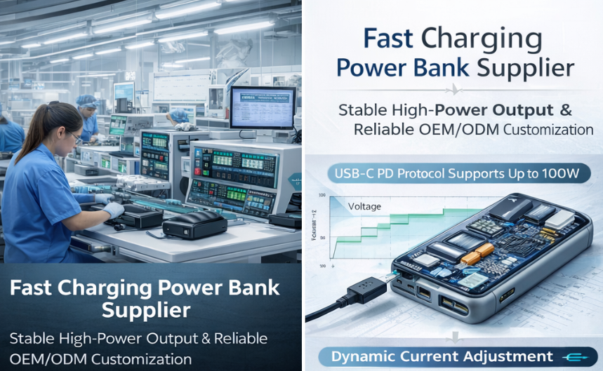 поставщик портативных зарядных устройств с быстрой зарядкой