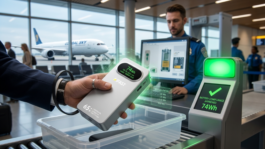 Согласно правилам авиации, разрешается провозить на борту самолета портативные зарядные устройства емкостью 20 000 мАч.