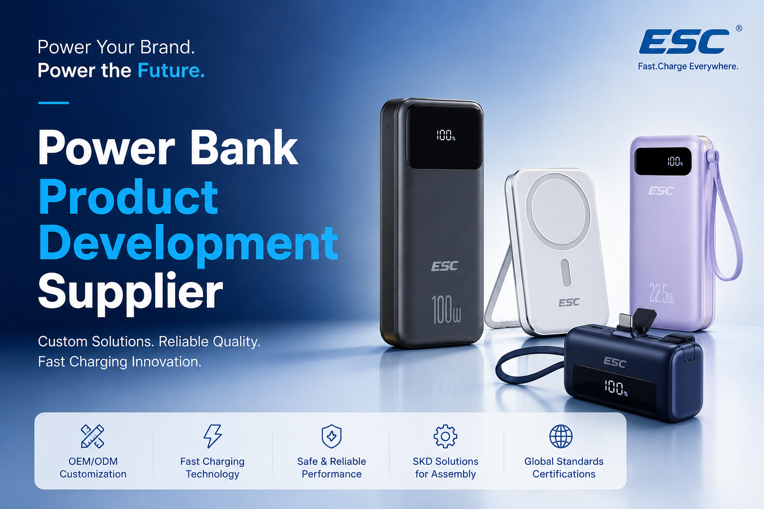 Power Bank Ürün Geliştirme Tedarikçisi: Markanız İçin Hızlı Şarj Ürünleri Nasıl Oluşturulur?