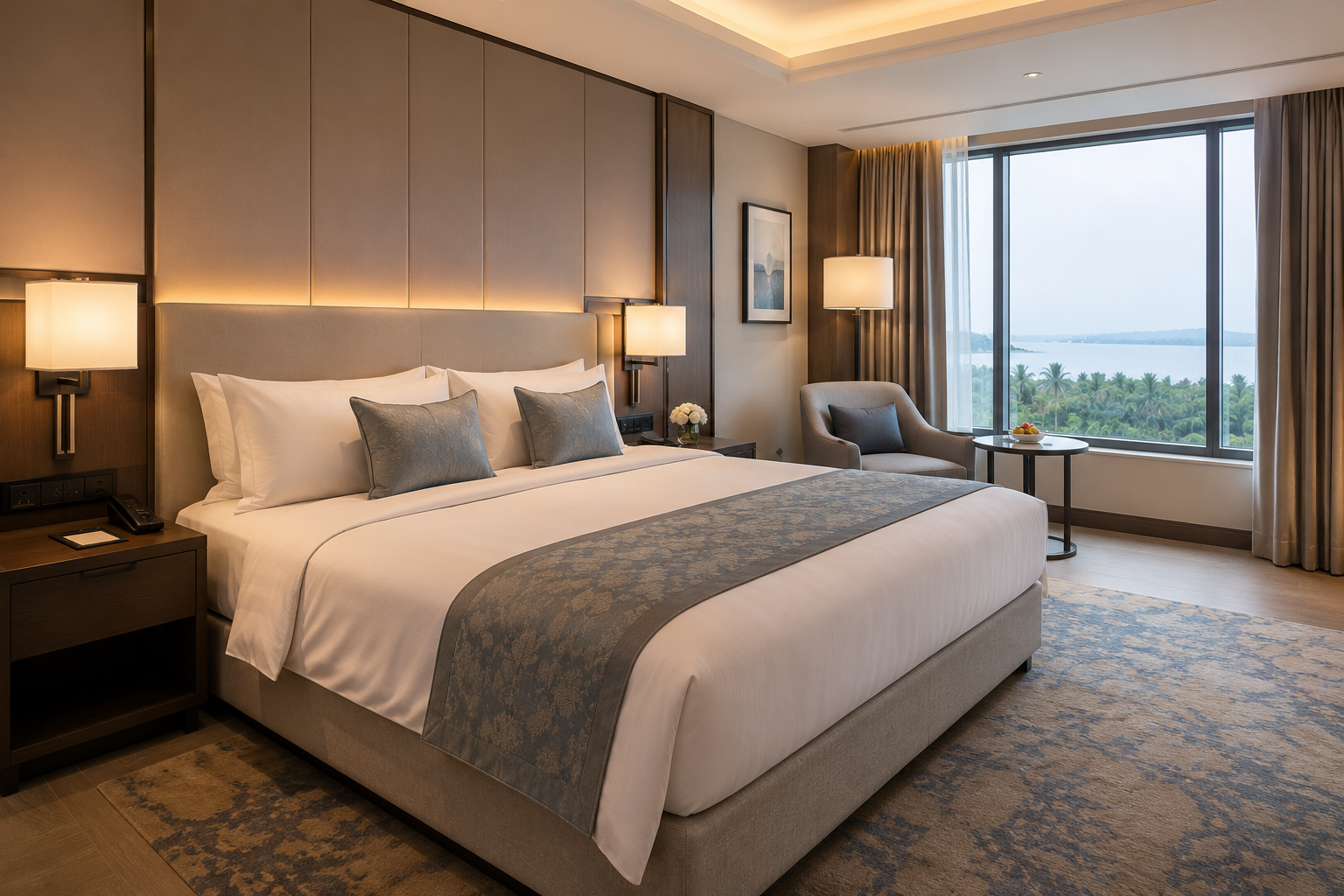 luxury hotel latex bed supplier