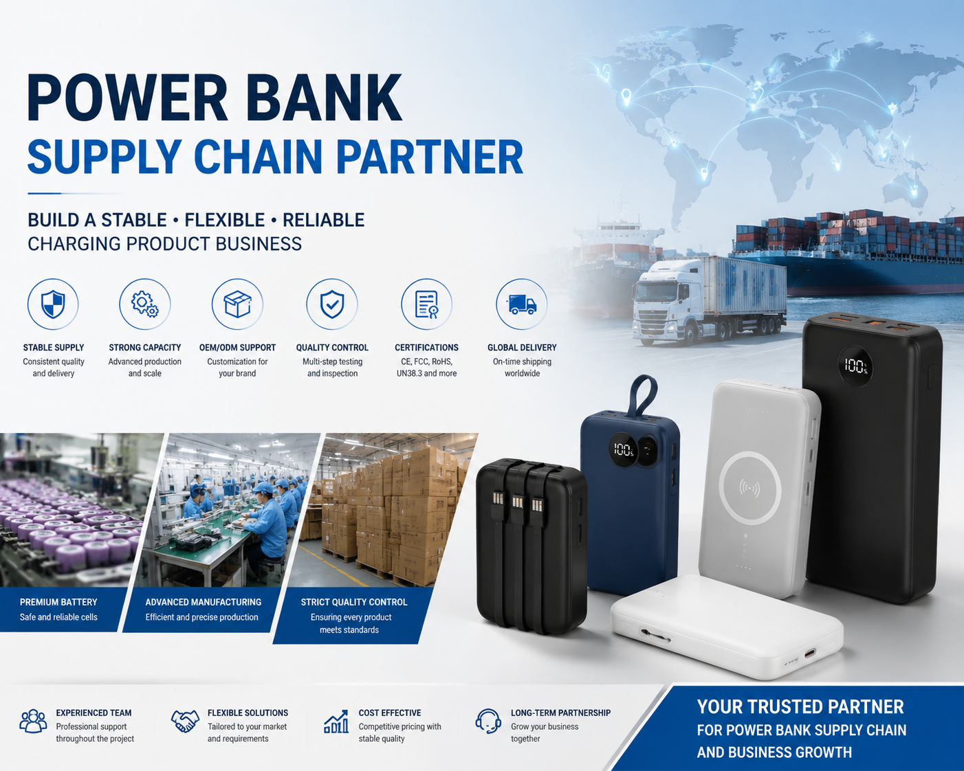 Power Bank Supply Chain Partner: How to Build a Stable Charging Product Business