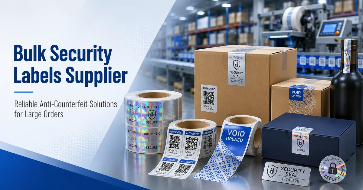 bulk security labels supplier