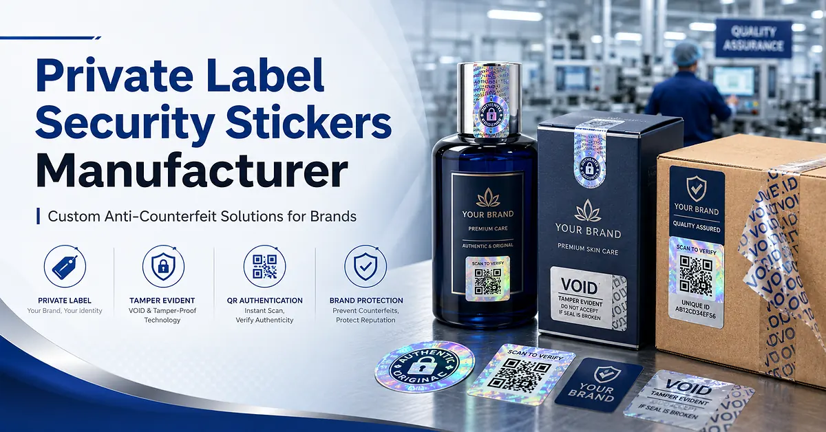 private label security stickers manufacturer