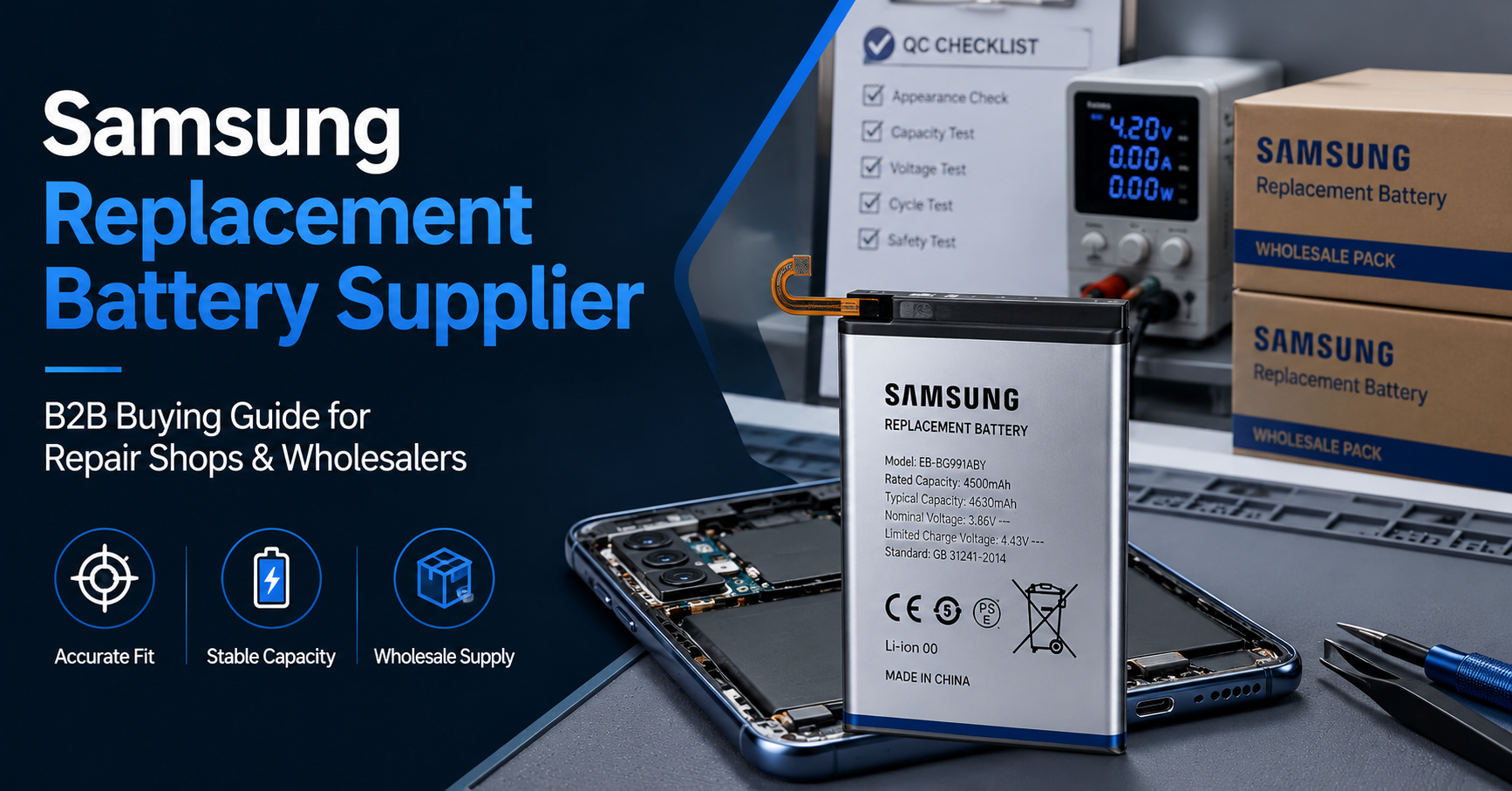 Guía del proveedor de baterías de repuesto Samsung