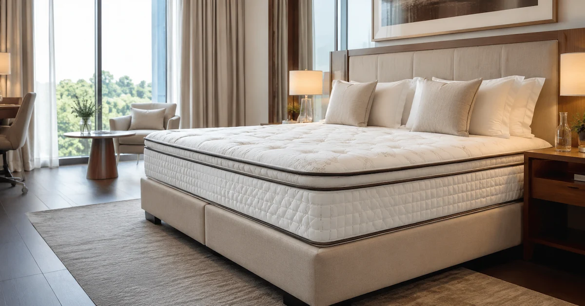 Eco PK cotton mattress layer for hotels