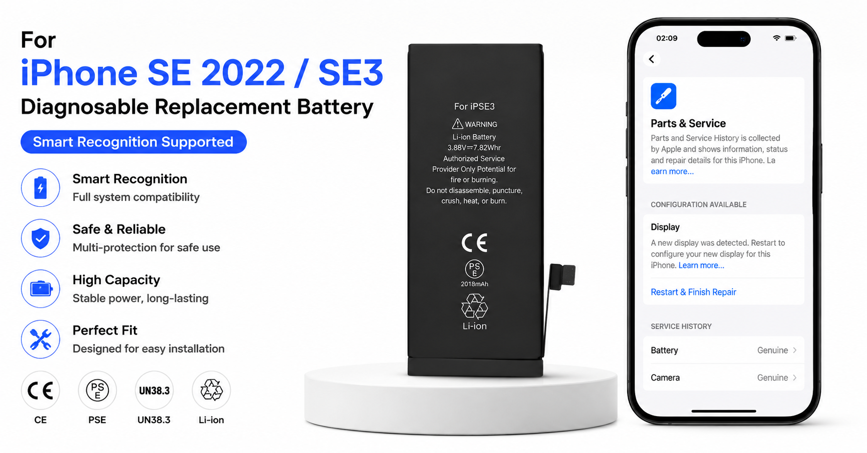 iPhone SE 2022 SE3 battery supplier