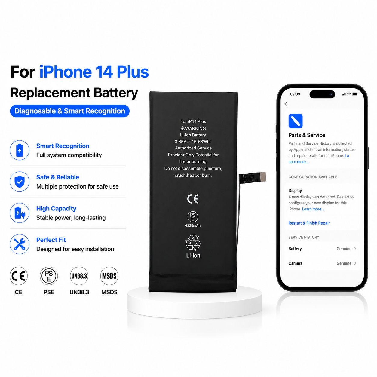 iPhone 14 Plus replacement battery