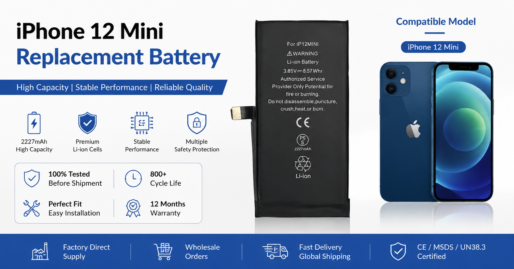 iPhone 12 Mini replacement battery