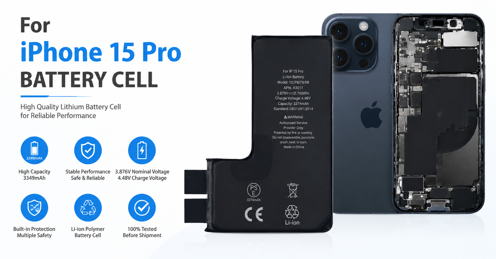 iPhone 15 Pro battery supplier