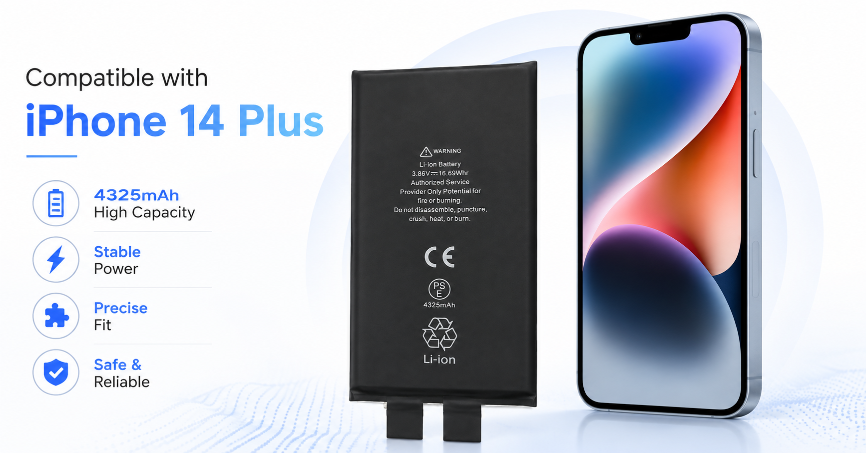 iPhone 14 Plus battery cell