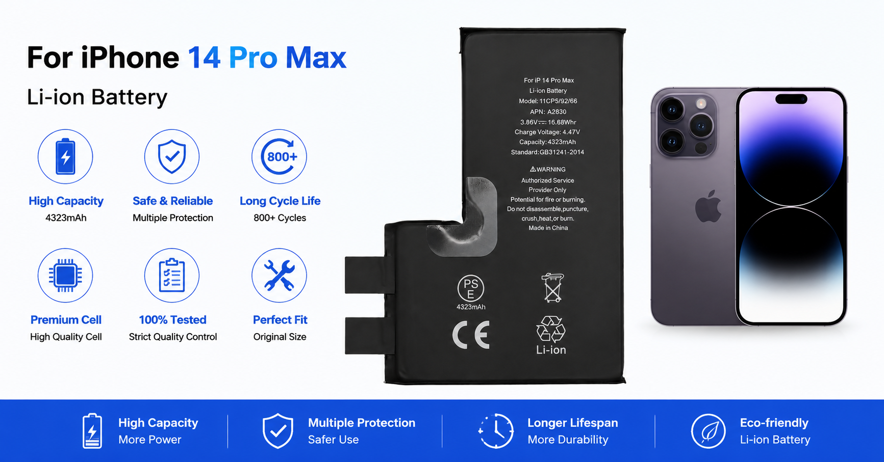 iPhone 14 Pro Max battery cell