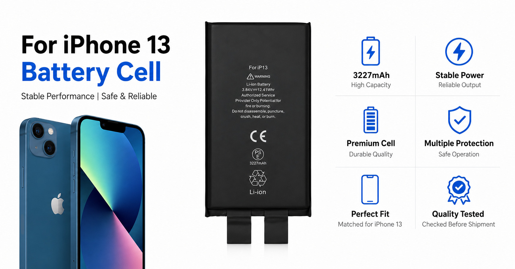 iPhone 13 battery cell