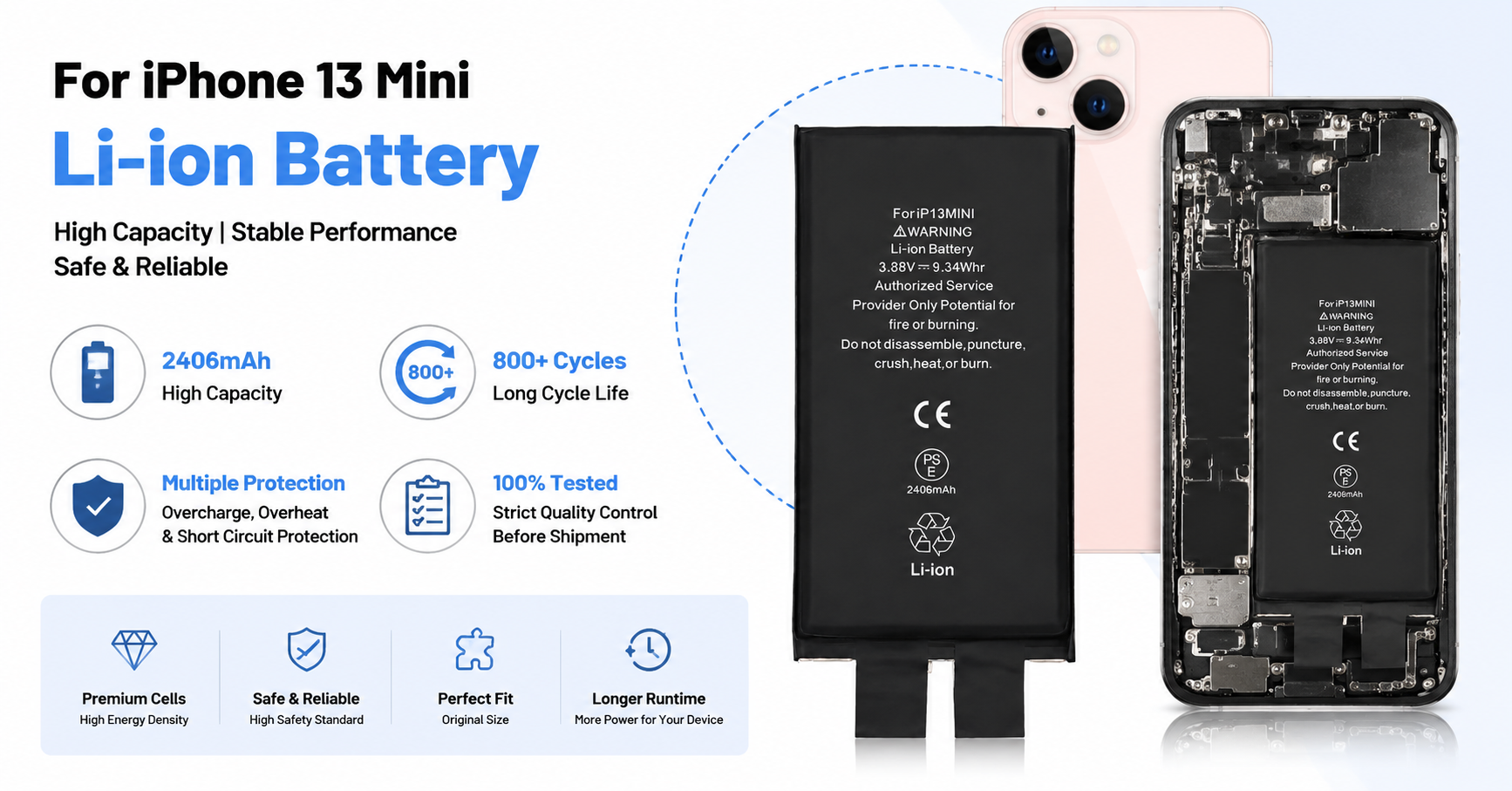 iPhone 13 Mini battery cell