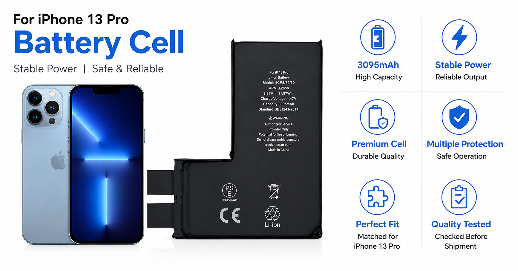 iPhone 13 Pro battery cell