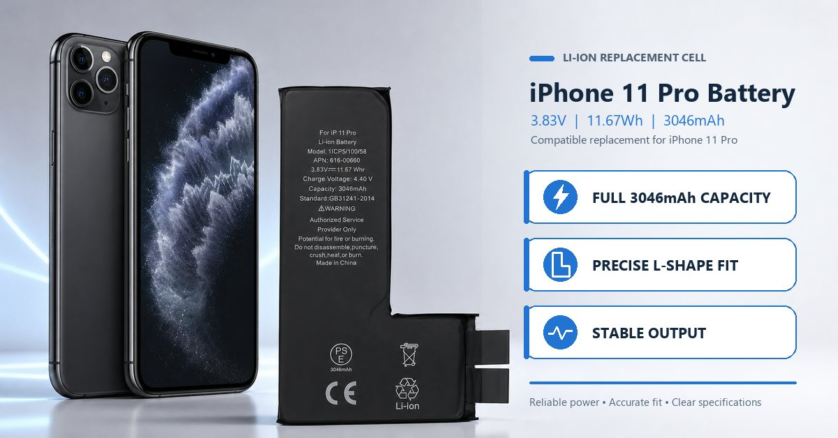 iPhone 11 Pro battery cell