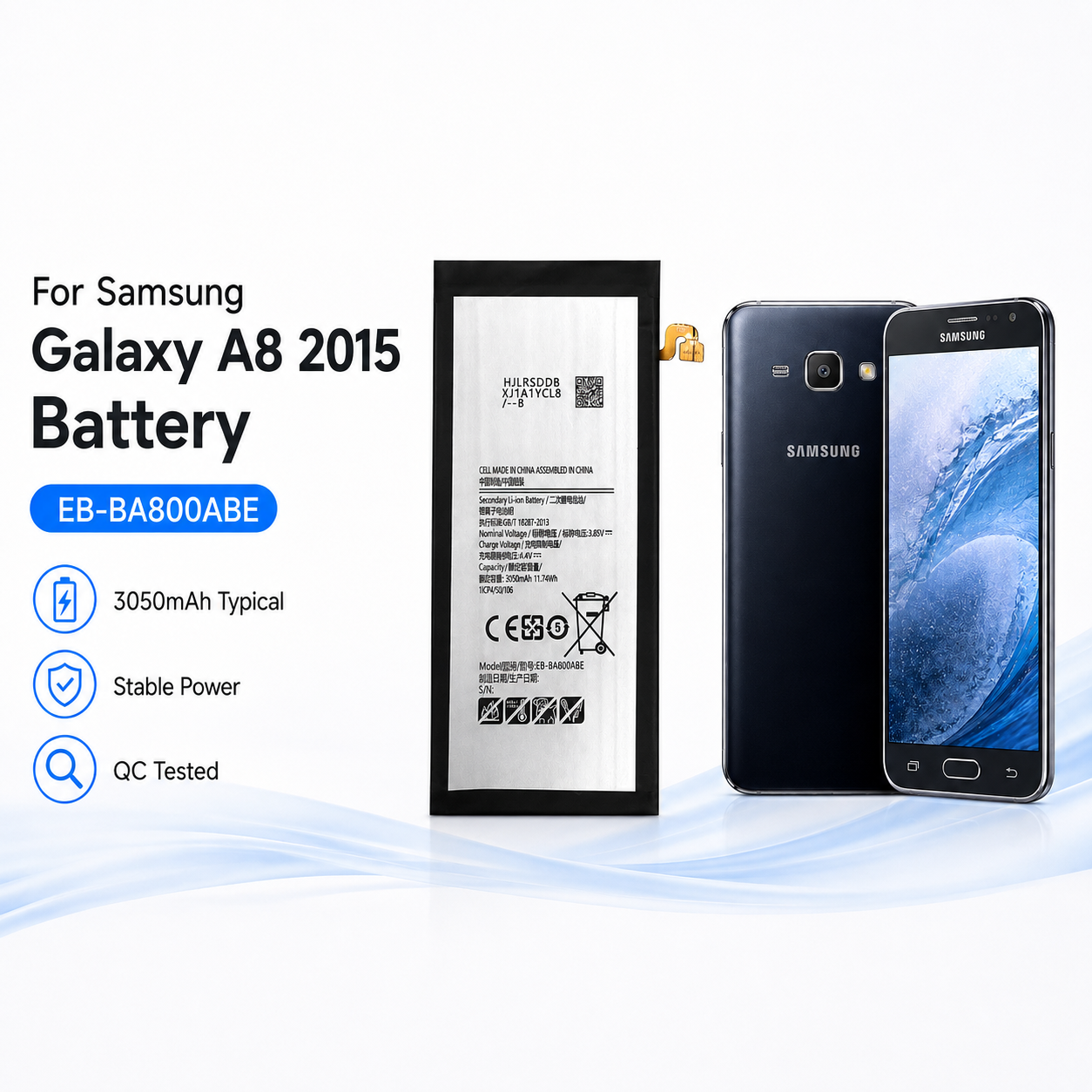 Samsung Galaxy A8 2015 Battery EB-BA800ABE 3050mAh Samsung Galaxy A8 2015 Battery EB-BA800ABE 3050mAh