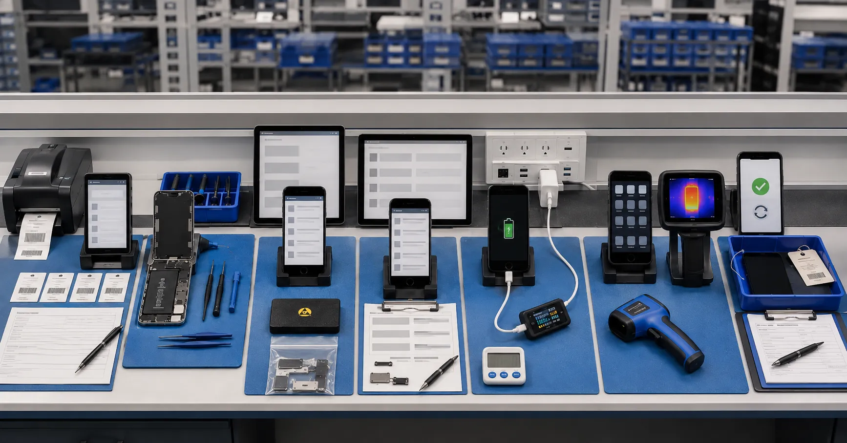 iPhone battery replacement acceptance workflow