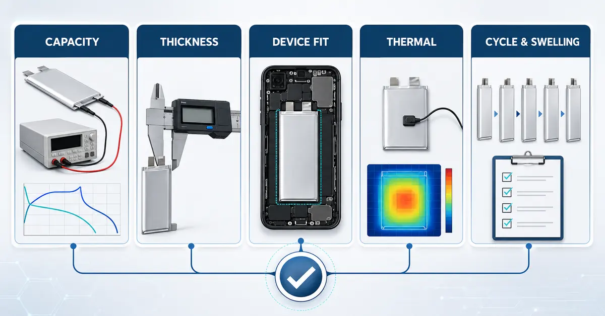 Silicon-Carbon Phone Battery Validation Matrix