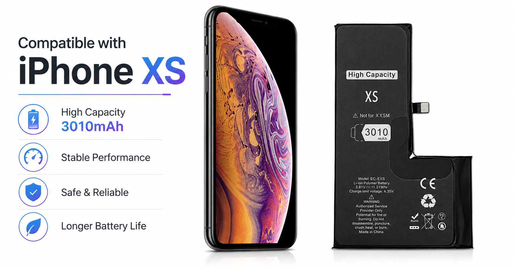iPhone XS higher capacity battery