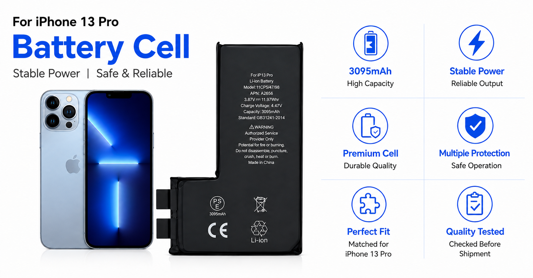 iPhone 13 Pro battery cell
