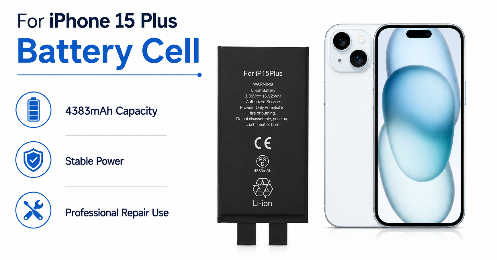 iPhone 15 Plus battery cell supplier