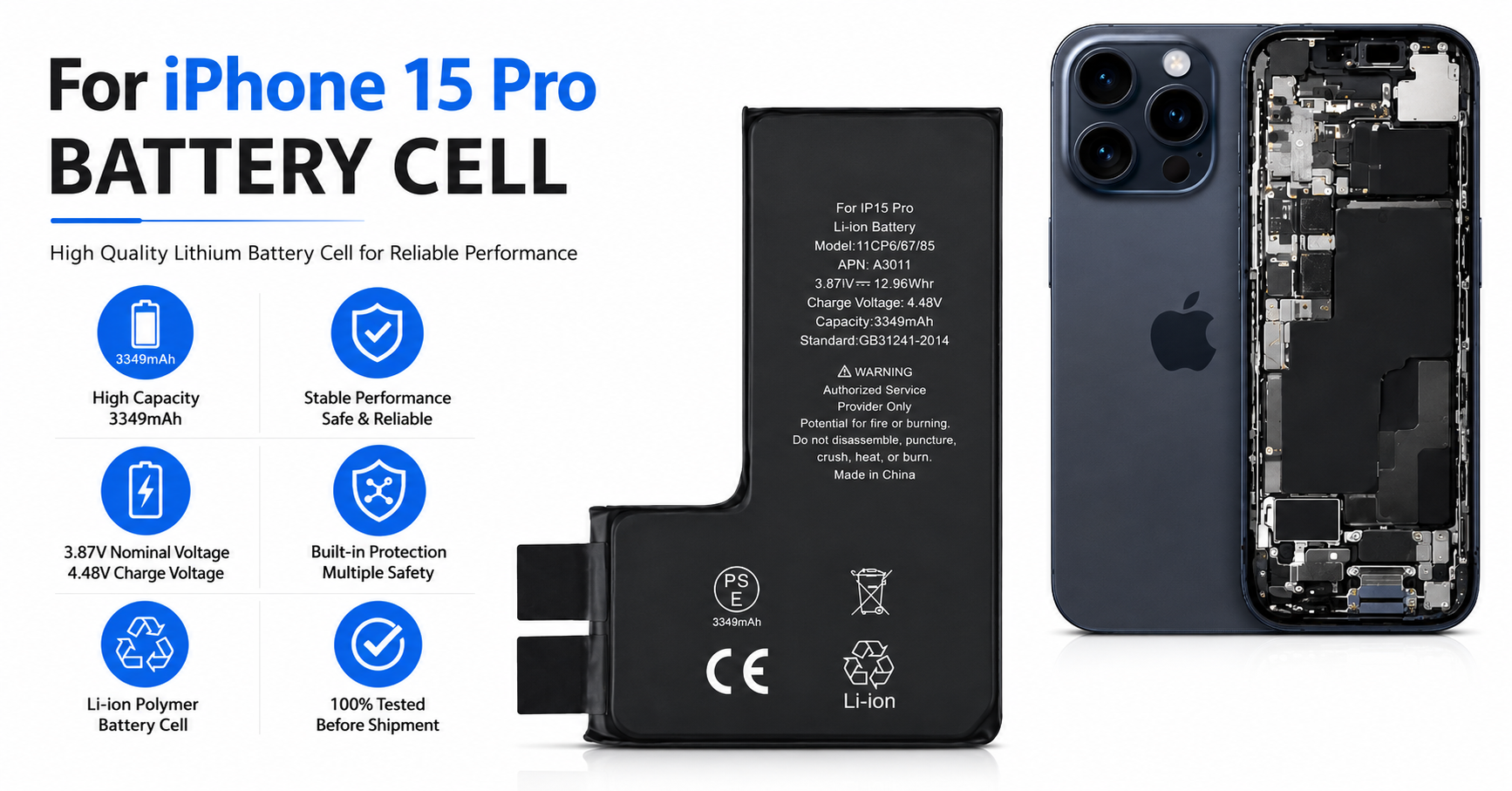 iPhone 15 Pro battery supplier