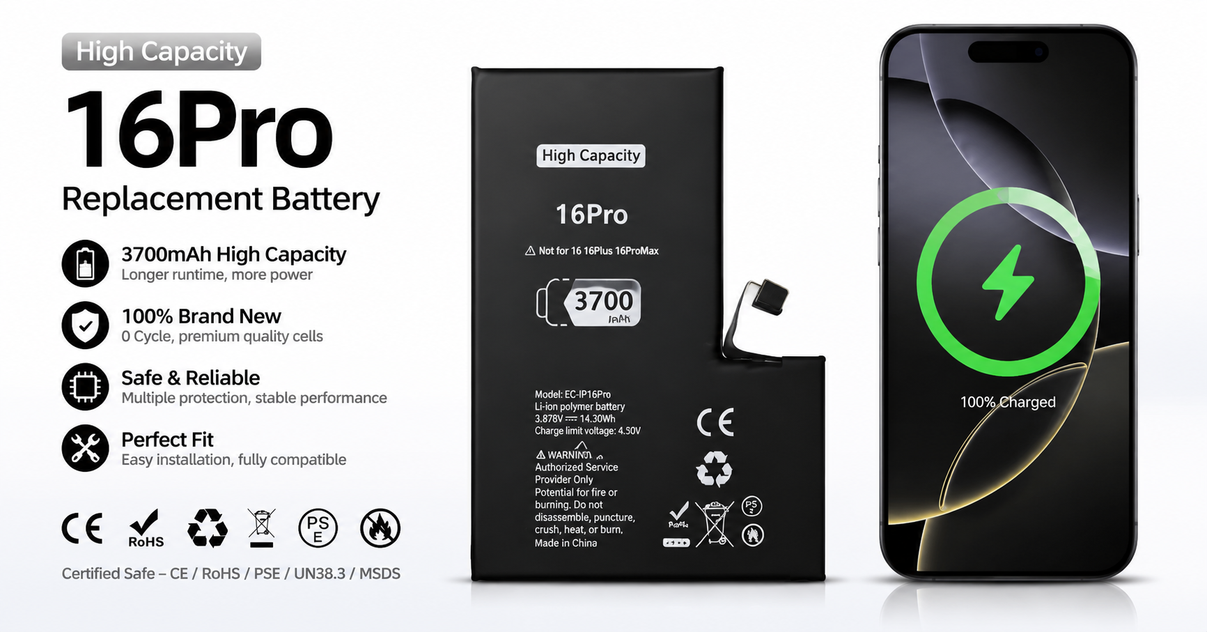 Поставщик аккумуляторов для iPhone 16 Pro