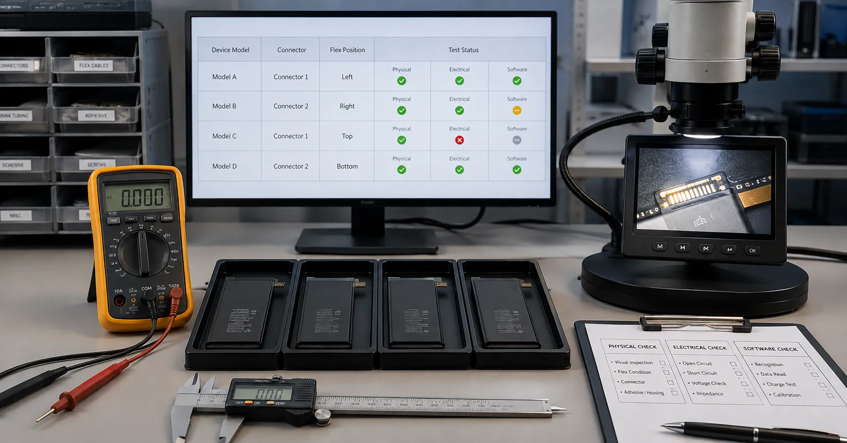 iPhone Replacement Battery Compatibility Inspection