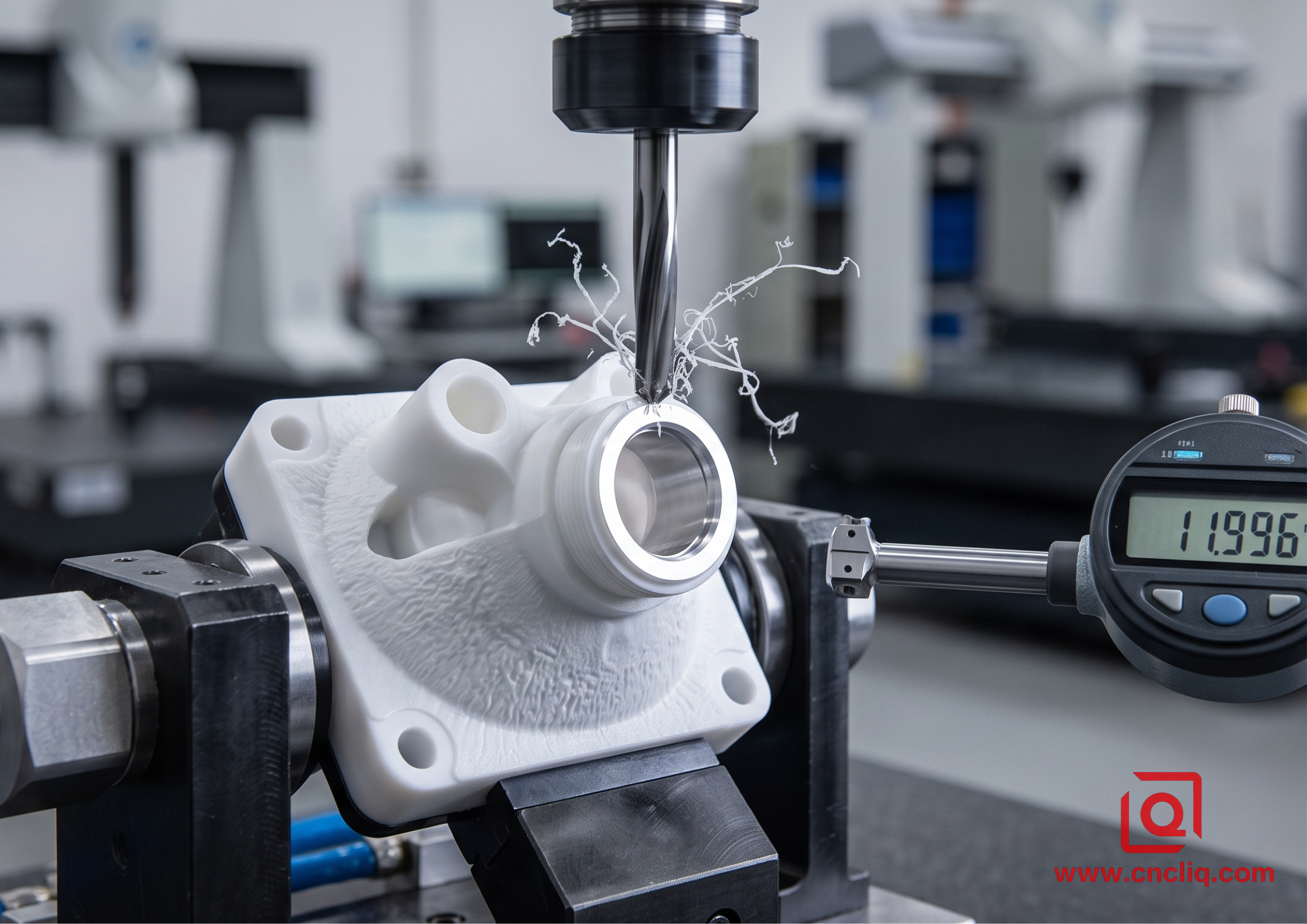 Precision CNC machining and plastic part check