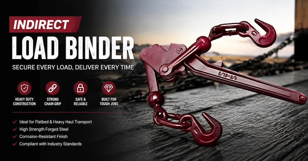 Indirect Load Binder Supplier: Complete Guide for Cargo Securement Buyers