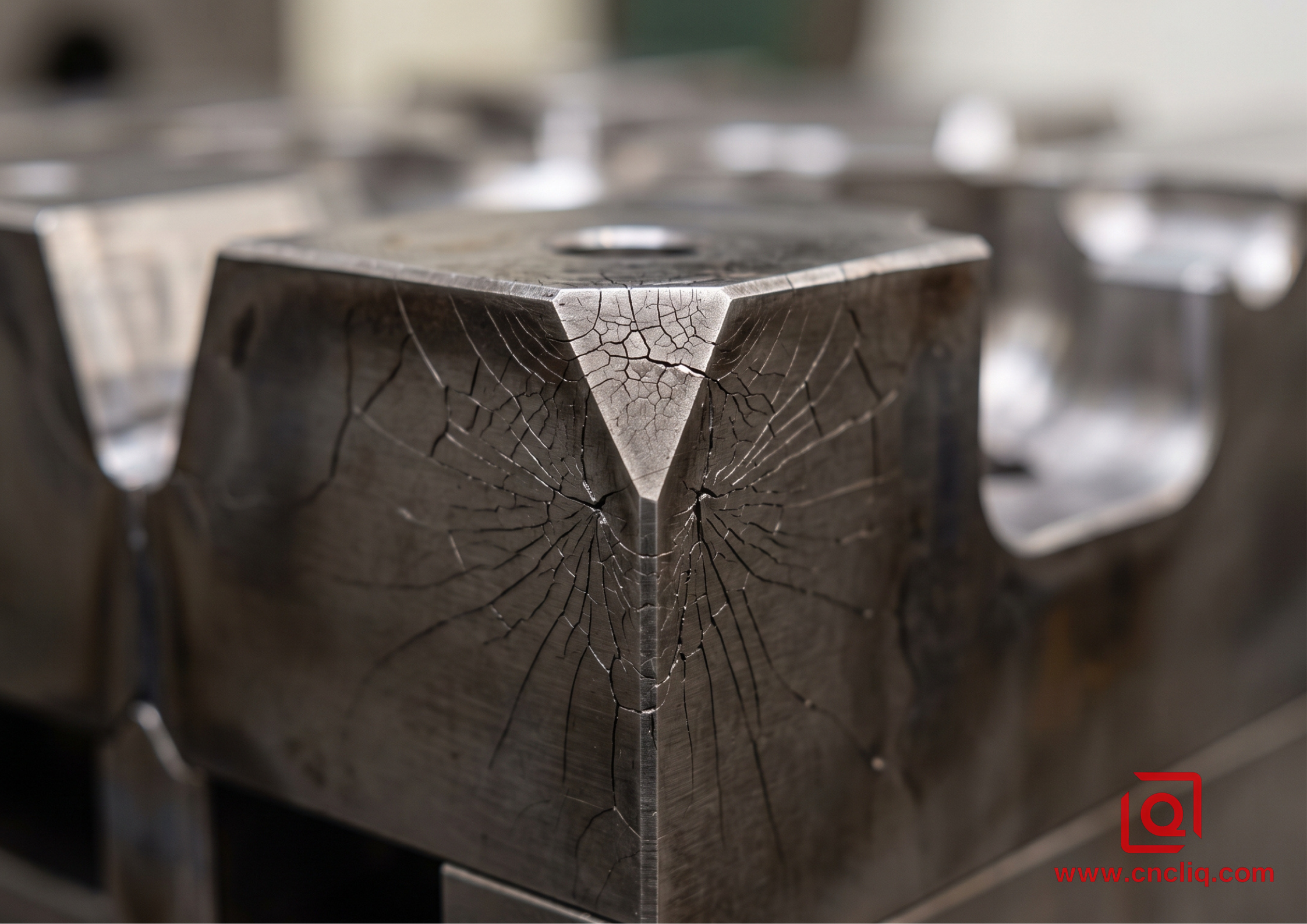 Die casting mold thermal fatigue cracking
