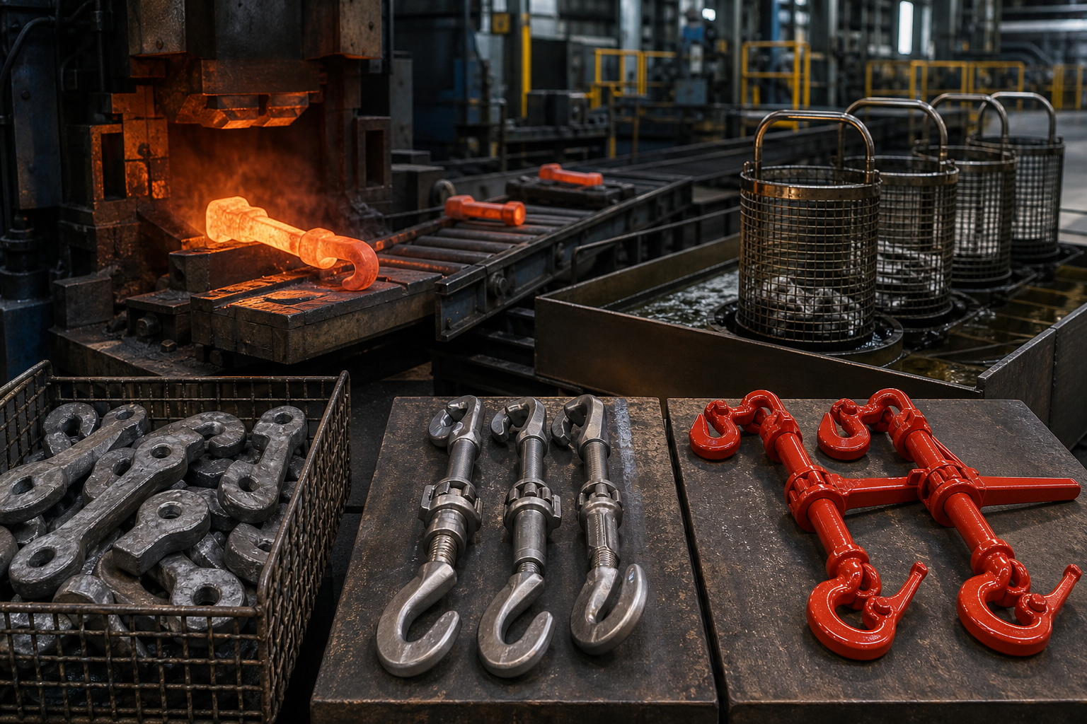 ZTL load binder forging and heat treatment process reviewed during a factory audit