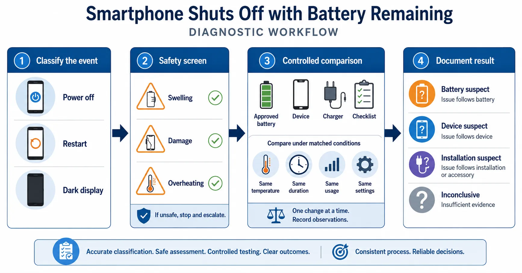 バッテリー残量があるのにiPhoneの電源が切れた場合の対処法
