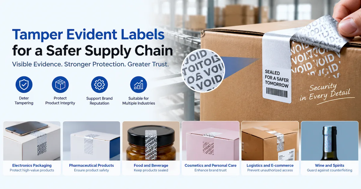 tamper evident labels manufacturer